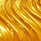 Smooth Gold Satin Cloth Wavy Folds Background