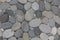 Smooth Grey Pebble Close Up