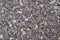 Smooth grey pebbles full frame background