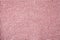 Smooth pink rough fabric texture top viev