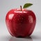 Smooth And Polished Red Apple: Minimal Retouching, Vancouver School Style