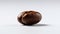 Smooth roasted coffee bean, single object in studio shot generated by AI