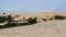 Smooth sliding shot of White Sand Dunes in Muine, Vietnam.