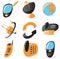 Smooth telecommunications icons