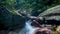 Smooth Water stream or waterfall time lapse