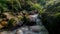 Smooth Water stream or waterfall time lapse