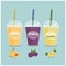 Smoothie to go take away and smoothie to go healthy juice fresh diet.