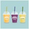 Smoothie to go take away and smoothie to go healthy juice fresh diet.
