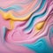 smoothly melting oil art paints, pink, blue, yellow, gold sparcles, smooth lines, pastel colors, abstract background