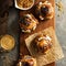 Smores donuts top view