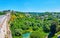 The Smotrych River canyon from the Castle Bridge, Kamianets-Podilskyi, Ukraine