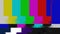 SMPTE color bars glitch clean