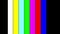 SMPTE color bars with Glitch effect. SMPTE color stripe technical problems and swipe picture. Glitch distortion.