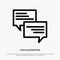 Sms, Message, Popup, Bubble, Chat Line Icon Vector