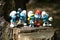 Smurfs fun toy dwarfs. Characters, figurine