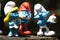 Smurfs fun toy dwarfs. Characters, figurine