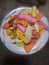 Snack colorful kids food papad fry images food spicy tea time