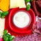 Snacks on the Red Plate, Hummus,Cheese, SAlami, Kabanos