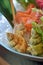 Snail clams sashimi platter