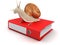 Snail and Document (clipping path included)