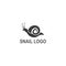 Snail logo creative template vector icon illustration design.