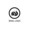 Snail logo creative template vector icon illustration design.