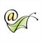 Snail mail. Email icon