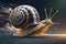 Snail running at lightspeed. Generative AI