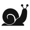 Snail velocity icon simple vector. Work effective plan