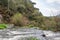 Snail waterfall and national park in Canela Brazil