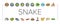 snake black serpent viper cobra icons set vector