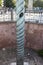 Snake column on Sultanahmet Square. It was captured in the war of the New Roman Empire with the Persians.