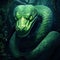 snake green  animal Generate AI