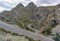 snake highway on sa calobra in spain