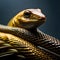 Snake profile looking away - ai generated image