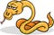 Snake reptile cartoon illustration