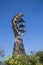 Snake sculpture in Buddha Park Sala Kaeo Kou near Nong Khai, Thailand