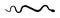 Snake vector silhouette isolated on white background. Black serpent  tattoo. Poison snake symbol. Deadly venom, symbol of medicine