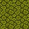 Snakeskin seamless pattern. Black and yellow green reptile repeating texture