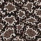 Snakeskin seamless pattern. Brown, beige and white reptile repeating texture