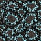 Snakeskin seamless pattern. Brown and teal turquoise reptile repeating texture