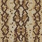 Snakeskin seamless pattern. Realistic texture of snake or another reptile skin. Beige and brown colors. Vector