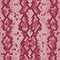 Snakeskin seamless pattern. Realistic texture of snake or another reptile skin. Pink purple colors. Vector illustartion