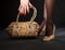 Snakeskin shoes and handbag