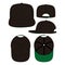 Snapback template clip art collection