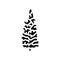 snapdragon blossom spring glyph icon vector illustration