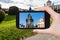 Snapshot of Empress Maria Theresa statue in Vienna