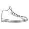 Sneakers icon thin line