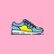 Sneakers line icon