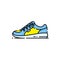 Sneakers line icon